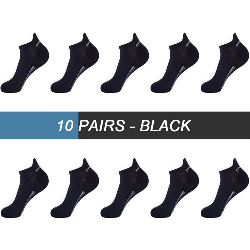 10Pairs High Quality Men Ankle Socks Bennys Beauty World