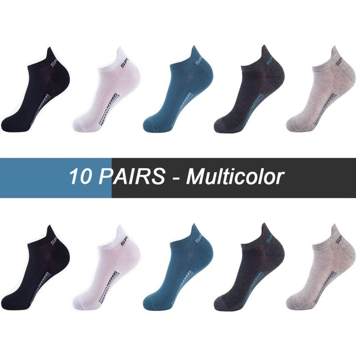 10Pairs High Quality Men Ankle Socks Bennys Beauty World