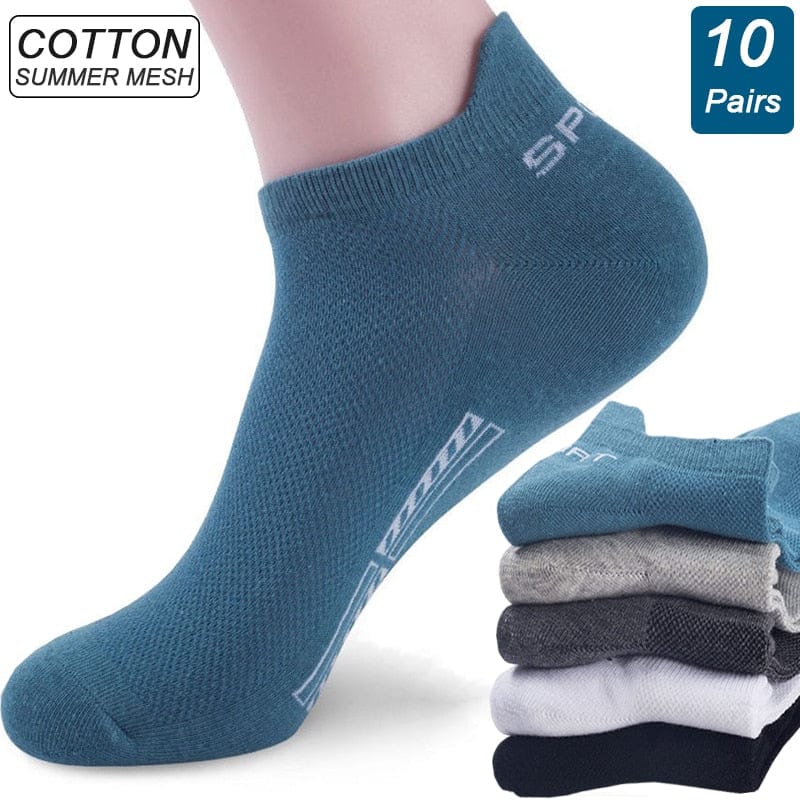 10Pairs High Quality Men Ankle Socks Bennys Beauty World