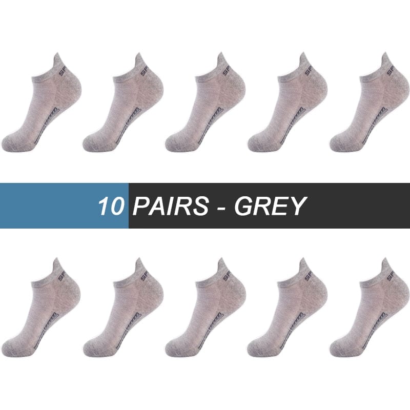 10Pairs High Quality Men Ankle Socks Bennys Beauty World