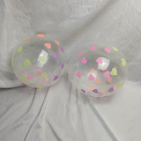 10Pcs 12 inch Neon Fluorescent Balloons Polka Dot Stars Happy Birthday Glow Bennys Beauty World