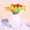 10Pcs PU Artificial Flowers Calla Lily Real Touch Bridal Bouquet Bennys Beauty World