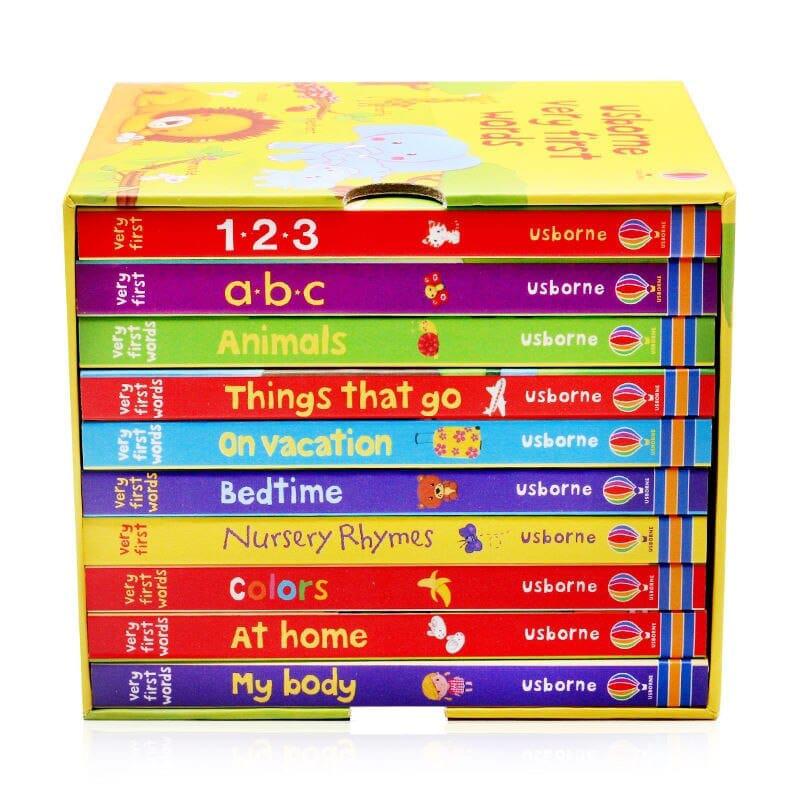 10Pcs/set English Books My Very First Words Hardcover Board Book Bennys Beauty World