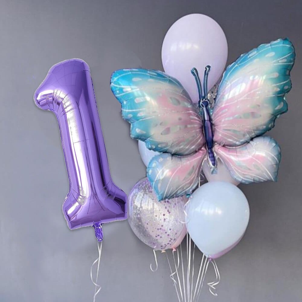 10pcs Giant light Purple Birthday Balloons Set 40inch Bennys Beauty World