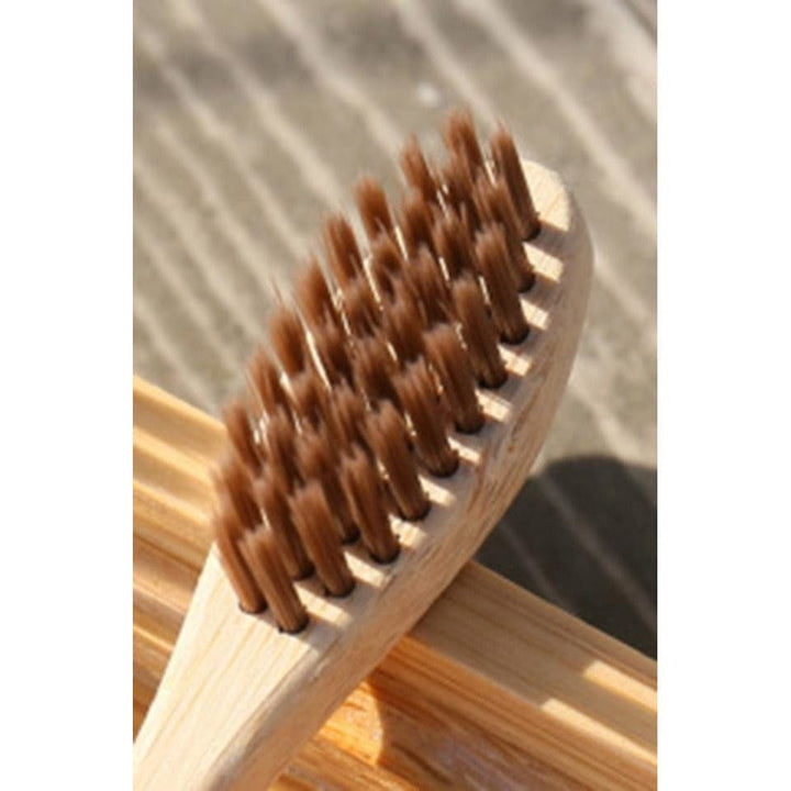 10pcs  Mixed Color Bamboo Eco Friendly Wooden Tooth Brush Bennys Beauty World