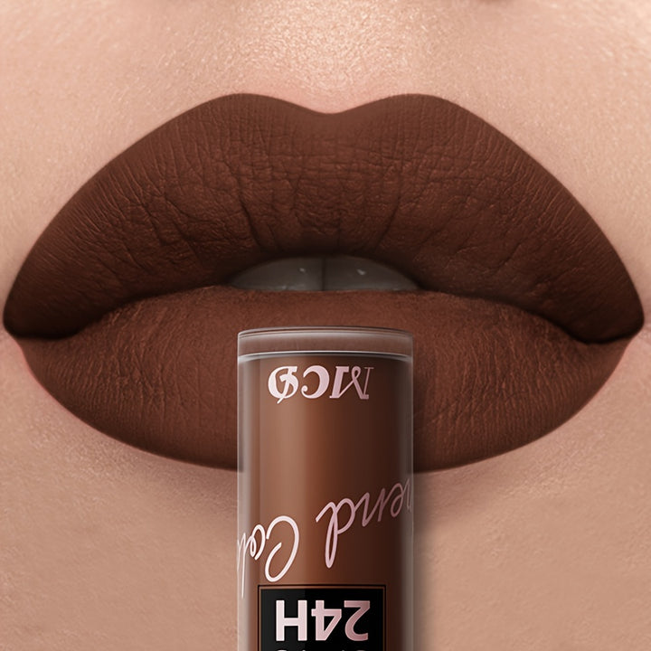 MCD Matte Brown Lip Glaze, Waterproof, Long-Lasting