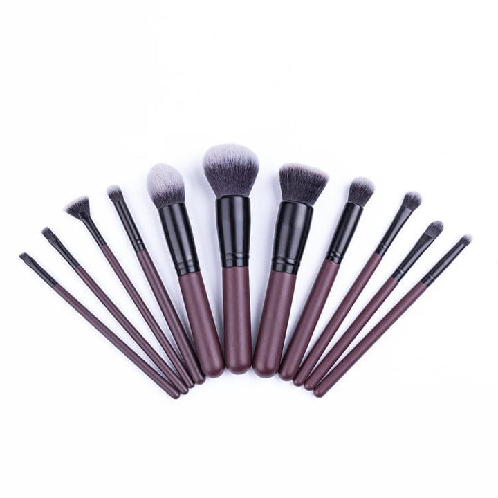 11pcs Face/eye Soft Dense Synthetic Hair Makeup Brushes Set Bennys Beauty World