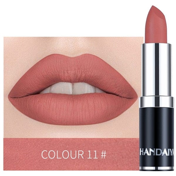 12 Colors Waterproof Long Lasting Matte Lipstick Bennys Beauty World