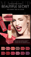 12 color square tube lipstick Bennys Beauty World