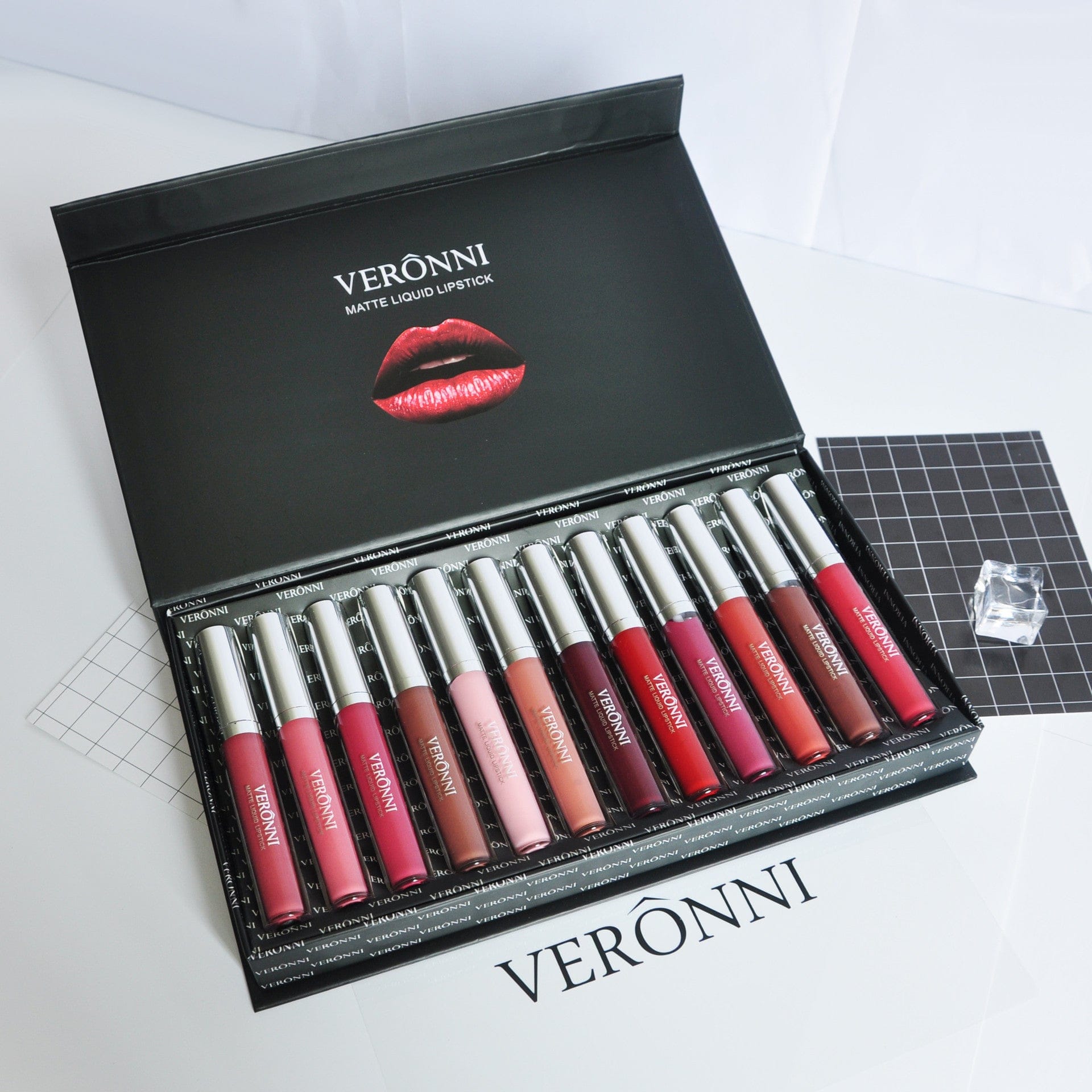 12 lipstick gift box set Bennys Beauty World