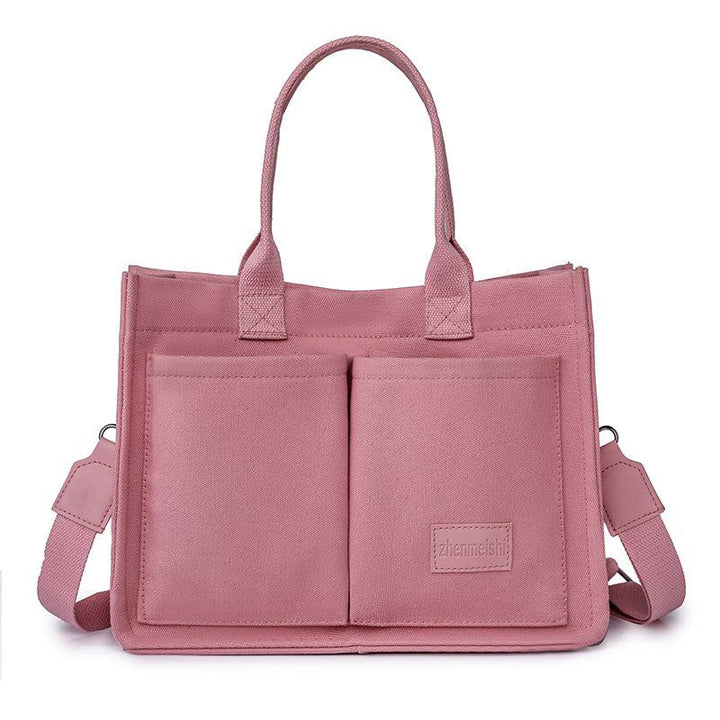 Casual Daily Canvas Tote Shoulder Bags For Women-bag-Bennys Beauty World