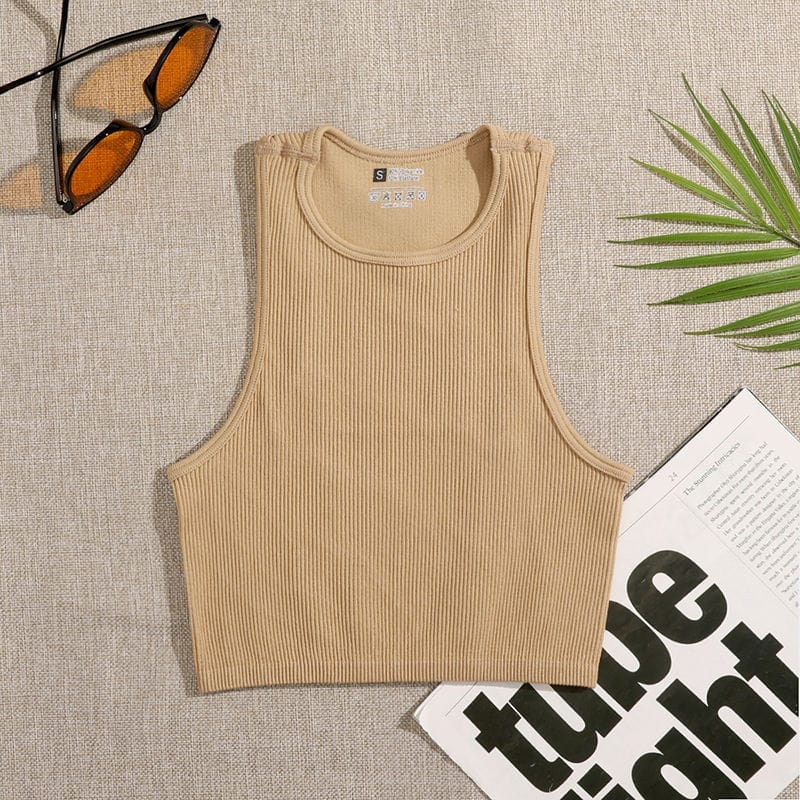 14 Colors Crop Top Women's Solid Basic T-shirts Bennys Beauty World