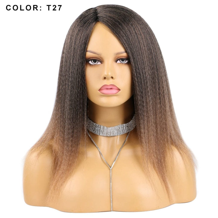 14 Inch Synthetic Yaki Hair Wig Bennys Beauty World