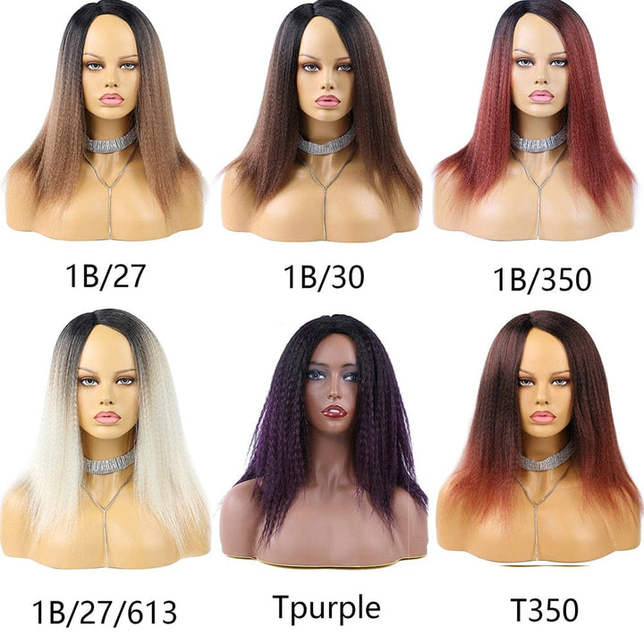 14 Inch Synthetic Yaki Hair Wig Bennys Beauty World