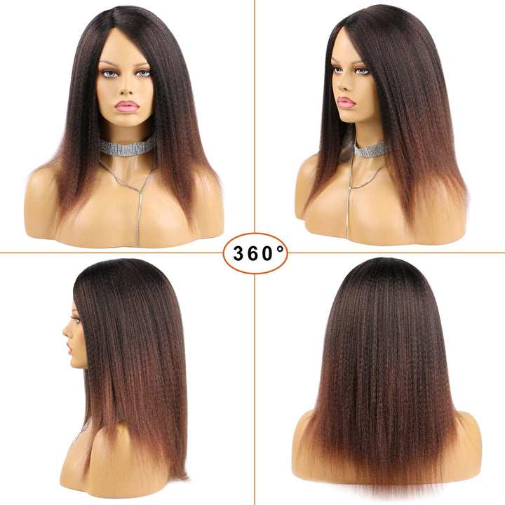14 Inch Synthetic Yaki Hair Wig Bennys Beauty World