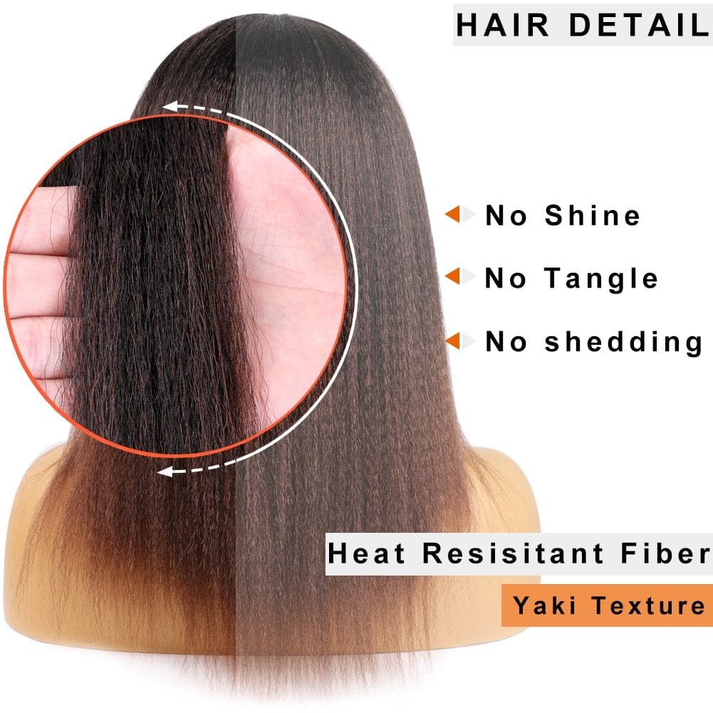 14 Inch Synthetic Yaki Hair Wig Bennys Beauty World