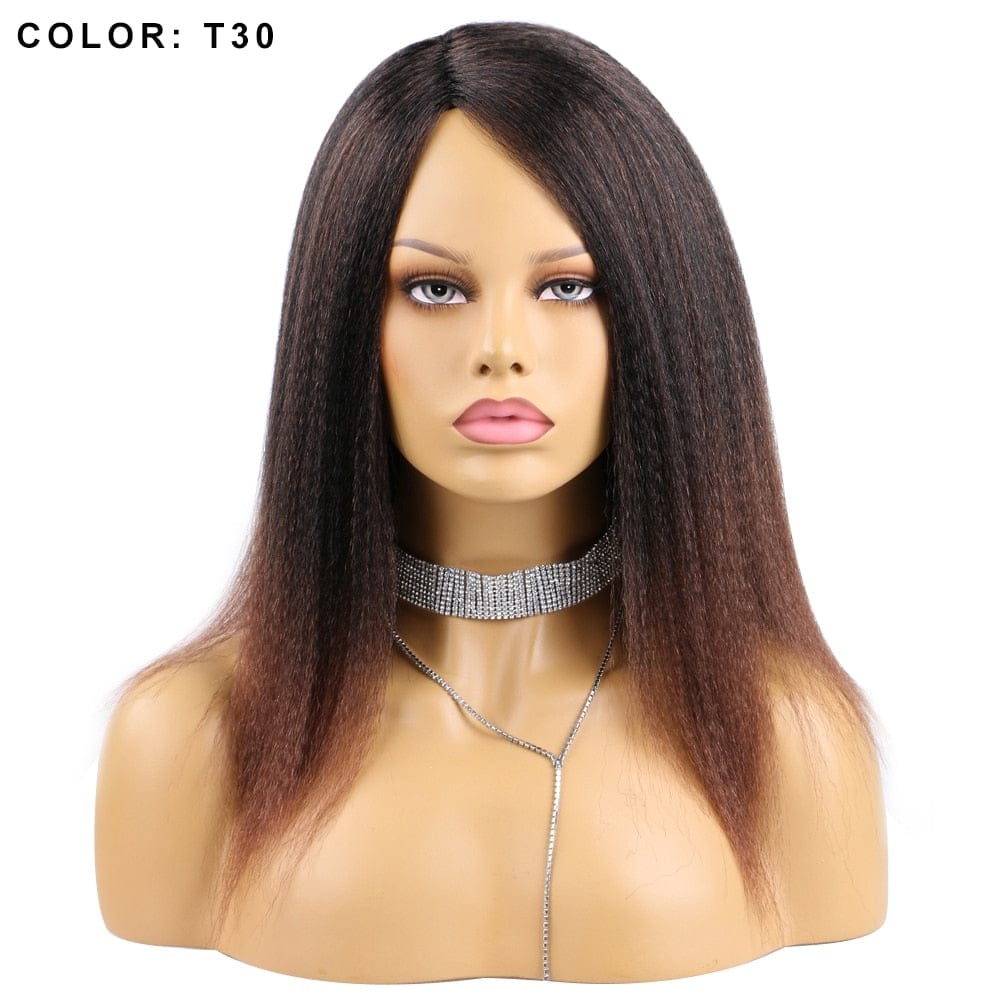 14 Inch Synthetic Yaki Hair Wig Bennys Beauty World