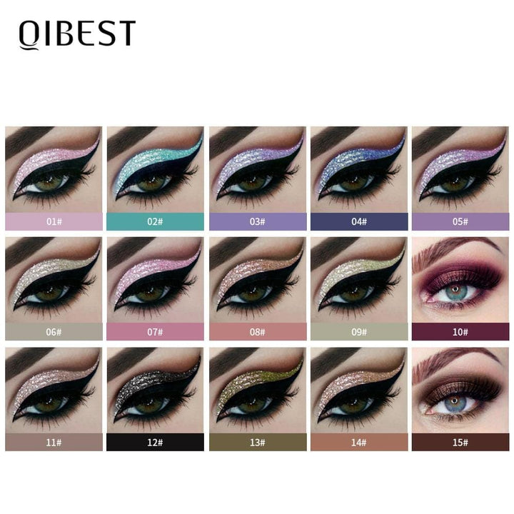 15 Colors Eyeshadow Stick Shining Makeup Glitter Pigment Waterproof Eye Shadow Bennys Beauty World