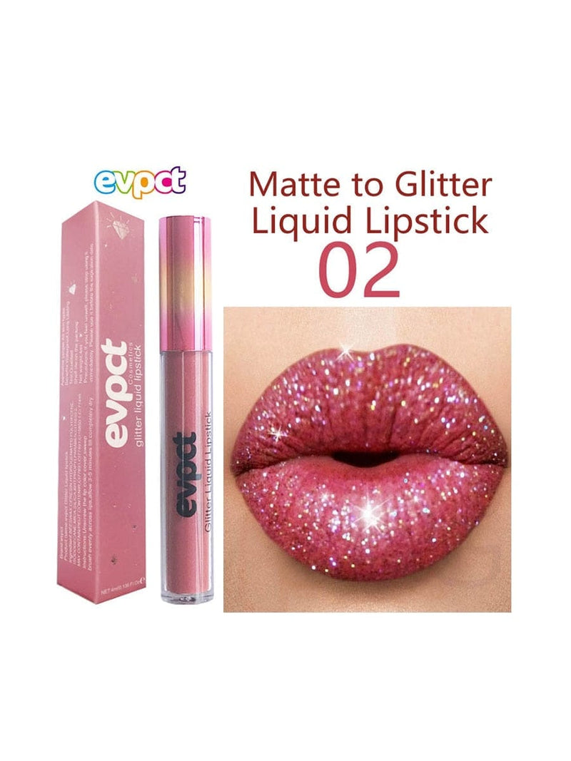 15 Colors Sexy Shimmer Diamond Glitter Matte Lip Gloss Bennys Beauty World