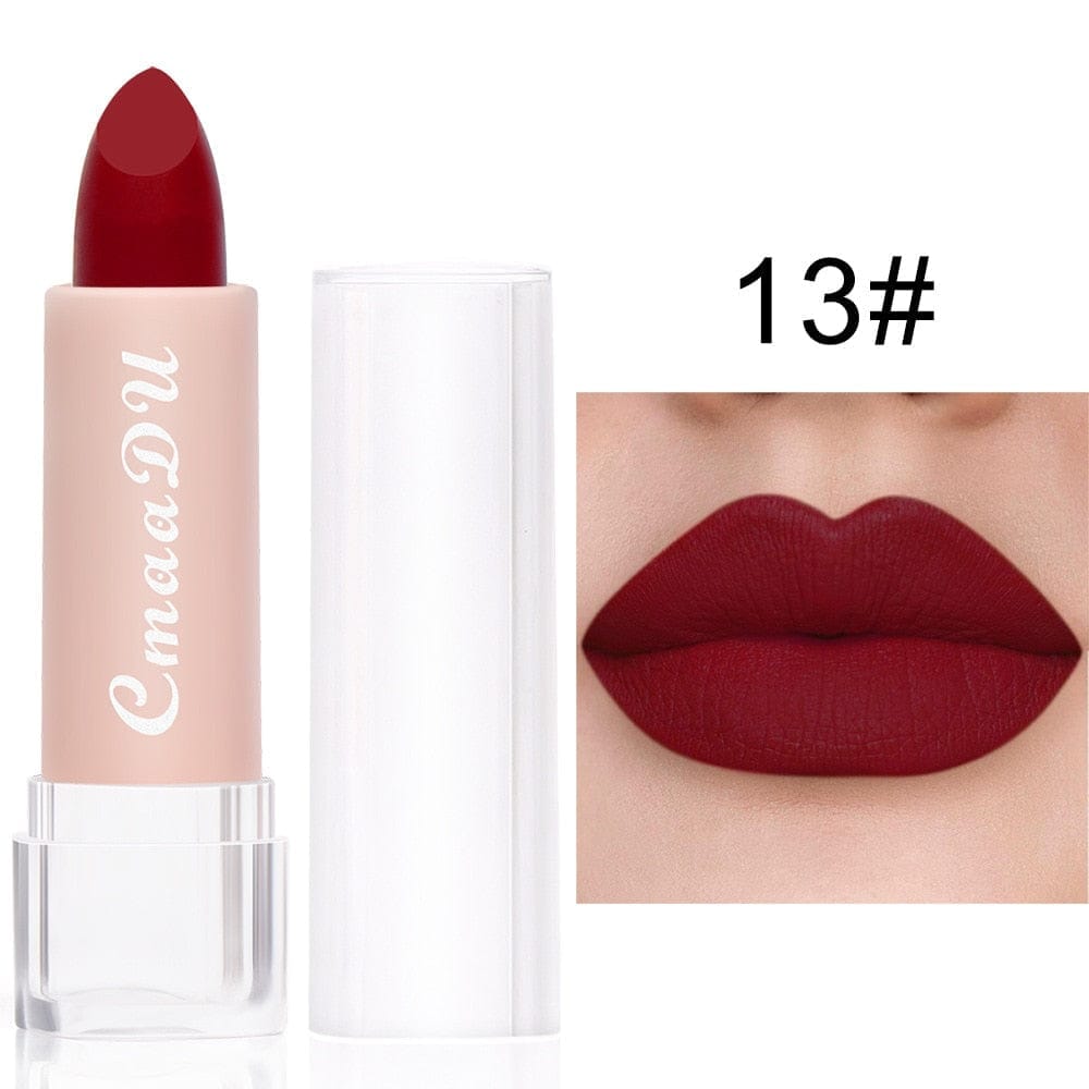 15 Colors Velvet Waterproof Red Nude Lipstick Bennys Beauty World