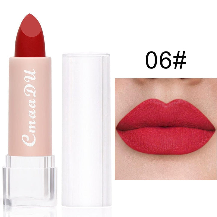 15 Colors Velvet Waterproof Red Nude Lipstick Bennys Beauty World