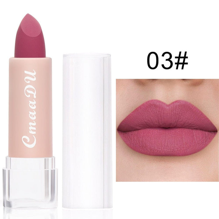 15 Colors Velvet Waterproof Red Nude Lipstick Bennys Beauty World