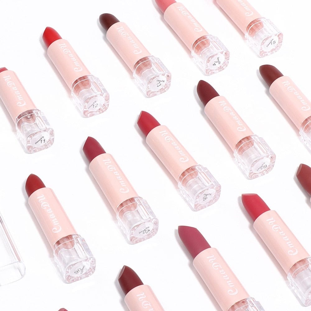 15 Colors Velvet Waterproof Red Nude Lipstick Bennys Beauty World