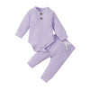 16 Colors Baby Outfits Solid Sets Infant Toddler Clothing Bennys Beauty World