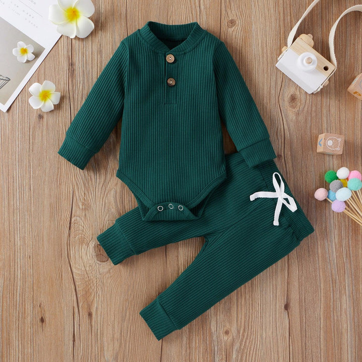 16 Colors Baby Outfits Solid Sets Infant Toddler Clothing Bennys Beauty World