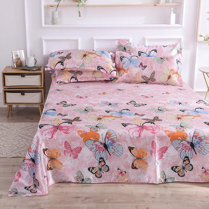 Single Bed Sheet Washed Silk Large Bed Sheet