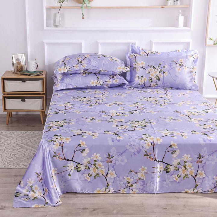 Single Bed Sheet Washed Silk Large Bed Sheet