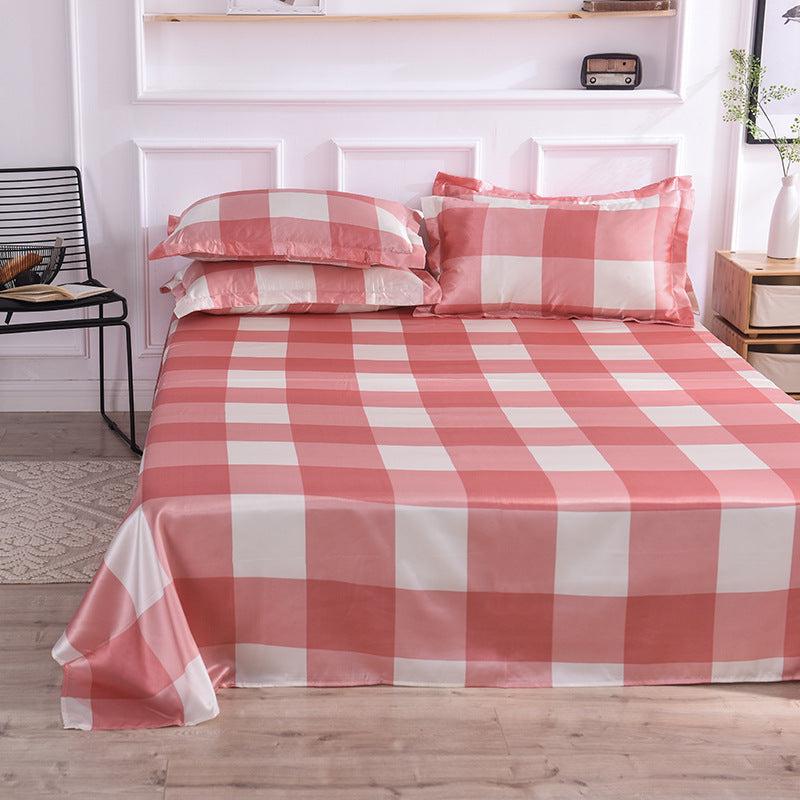 Single Bed Sheet Washed Silk Large Bed Sheet