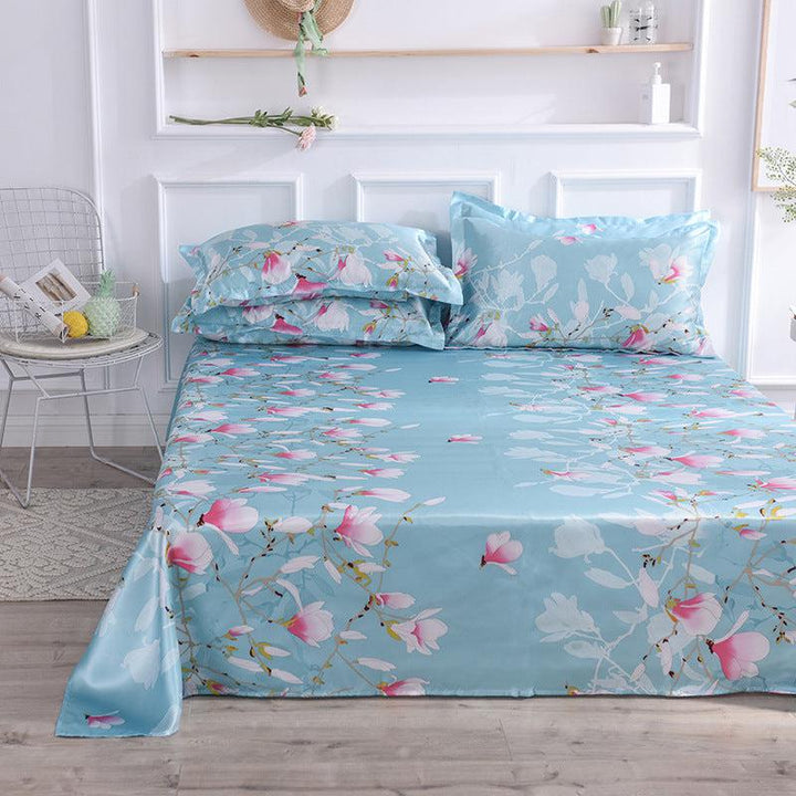 Single Bed Sheet Washed Silk Large Bed Sheet