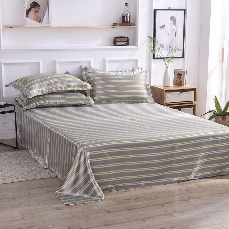 Single Bed Sheet Washed Silk Large Bed Sheet