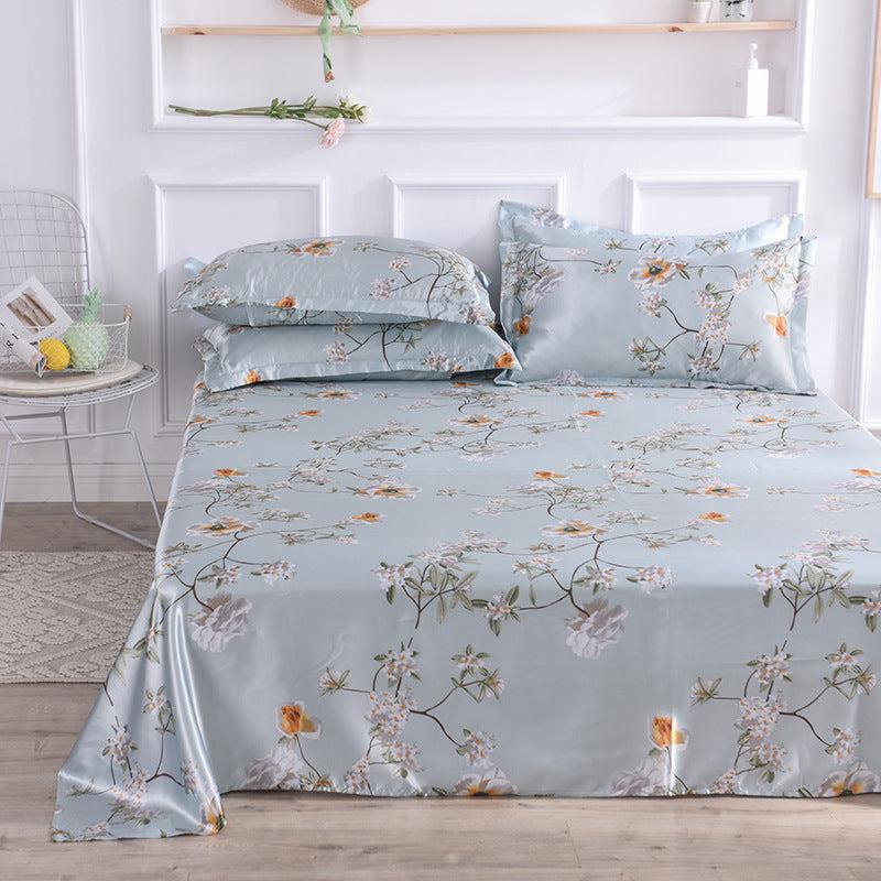 Single Bed Sheet Washed Silk Large Bed Sheet