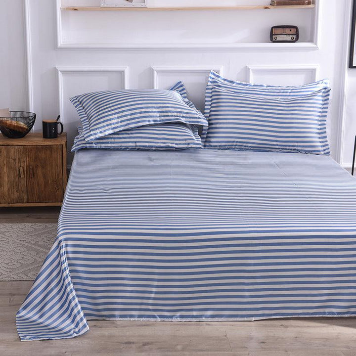 Single Bed Sheet Washed Silk Large Bed Sheet