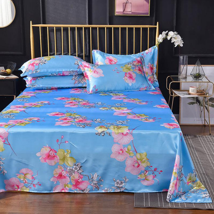 Single Bed Sheet Washed Silk Large Bed Sheet