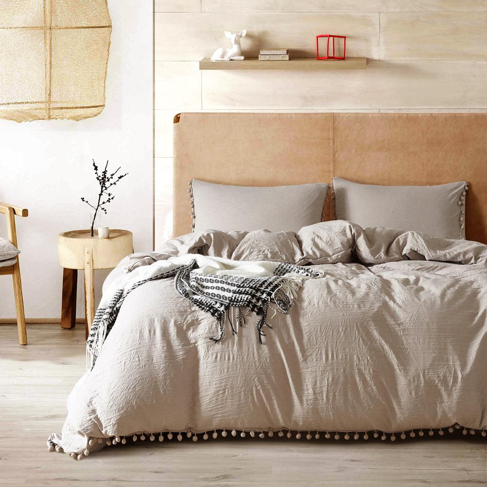 Home Textile Three-piece Duvet Cover