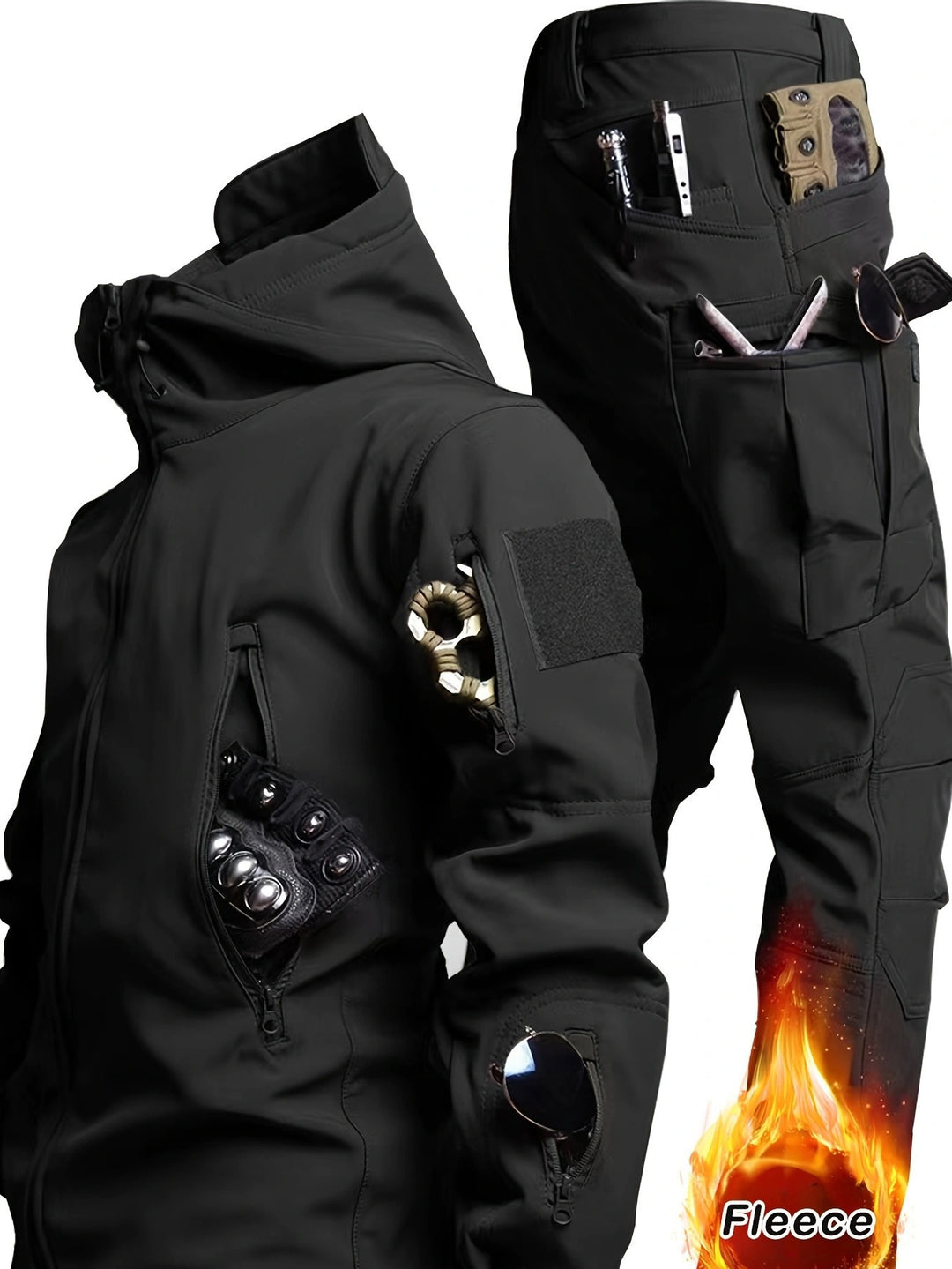 Men's Water-Resistant Outdoor Set: 2-Piece Set-Bennys Beauty World