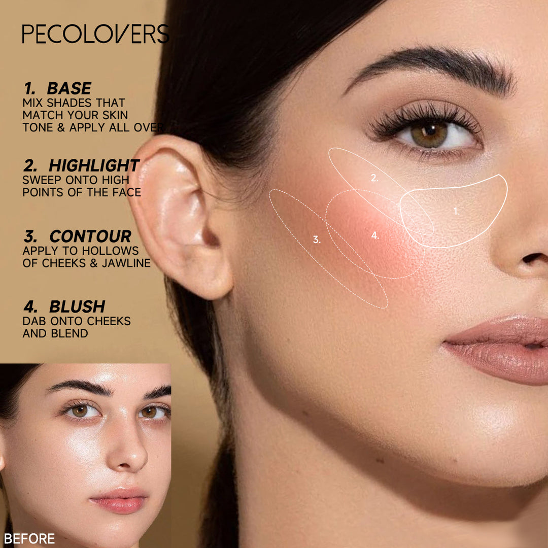 1pc Long-lasting Contouring Stick Matte Bronzer Stick