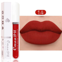 18 Color Matte Velvet Lipstick Vivid Colour Non-Stick Lipstick Bennys Beauty World