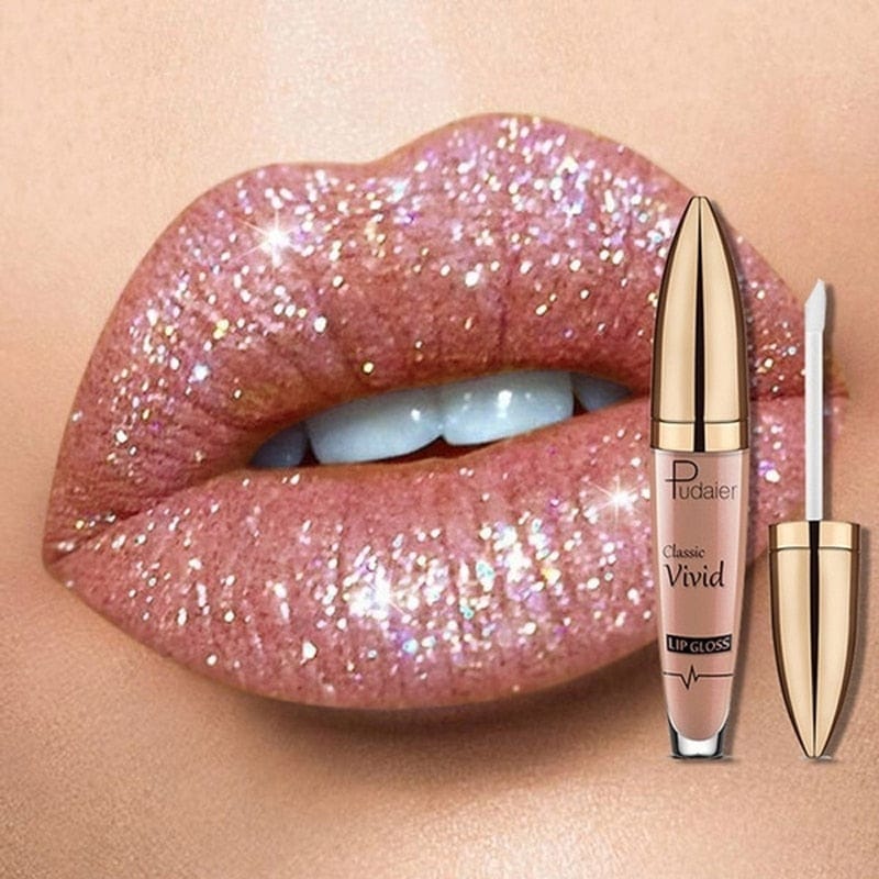 18 Colors Diamond Shimmer Glitter Lip Gloss Bennys Beauty World