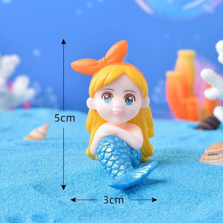 1PC Cute Mermaid Cartoon Cake Decor Bennys Beauty World