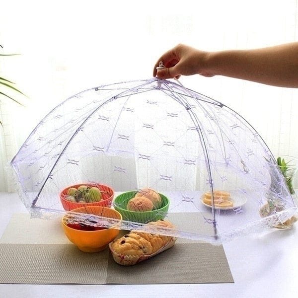 1PC Portable Umbrella Style Food Cover Anti Insect Meal Cover Bennys Beauty World