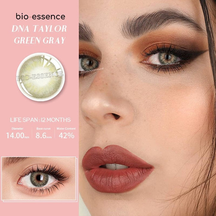 1Pair Yearly Multi-colored Lenses for Eyes Blue Green Color Contact Lenses Bennys Beauty World