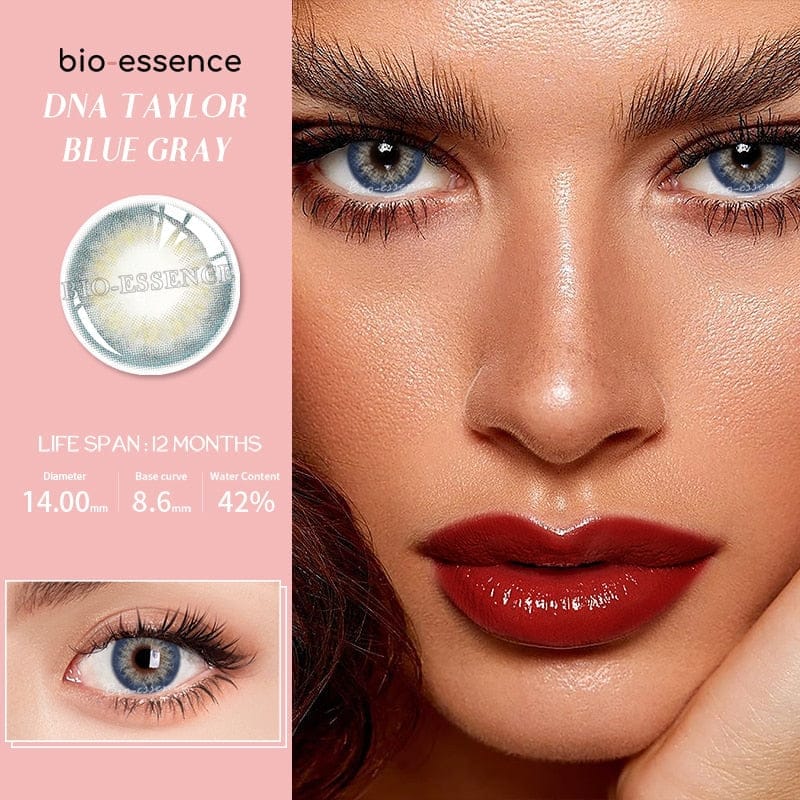 1Pair Yearly Multi-colored Lenses for Eyes Blue Green Color Contact Lenses Bennys Beauty World