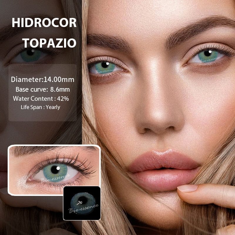 1Pair Yearly Multi-colored Lenses for Eyes Blue Green Color Contact Lenses Bennys Beauty World