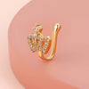 1Pc Copper Fake Piercing Nose Ring Heart Star Crown Clip On Nose Ear Clip Bennys Beauty World
