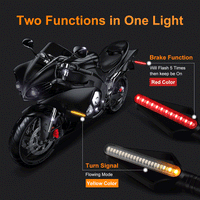 1Pc LED Motorcycle Turn Signal Lights Brake Flowing Flashing Motorbike Signal Lamp Bennys Beauty World