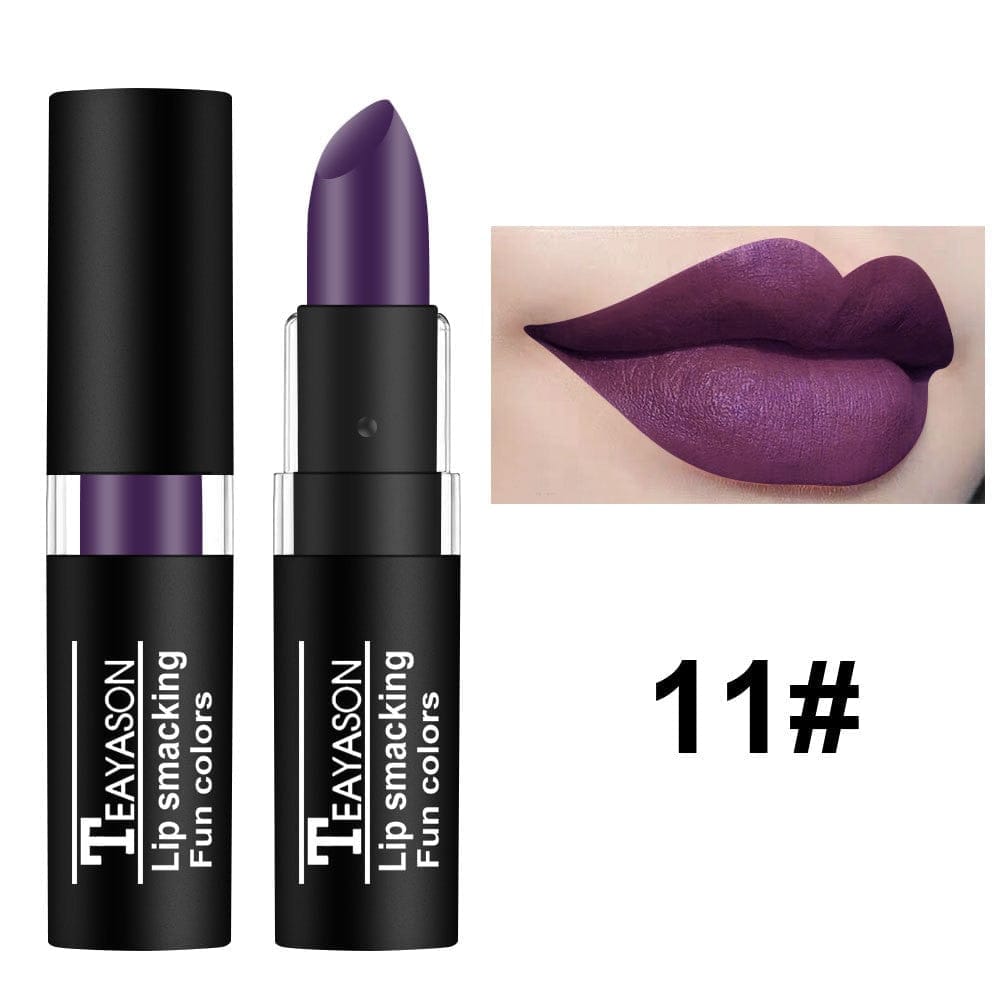 1Pcs Long Lasting Pigment Waterproof Velvet Matte Luxury Lipstick Bennys Beauty World